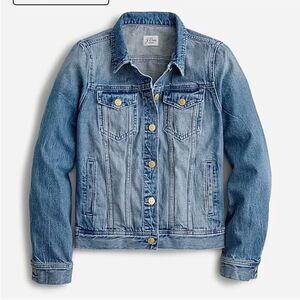 J. Crew Denim Blue Jean Jacket size XS